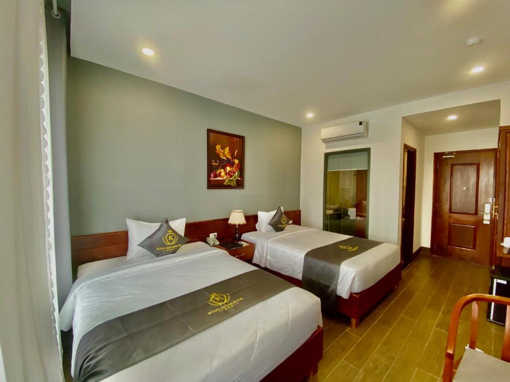 Phòng Deluxe 2 Giường Đơn - Khách sạn Royal Khanh Phú Yên